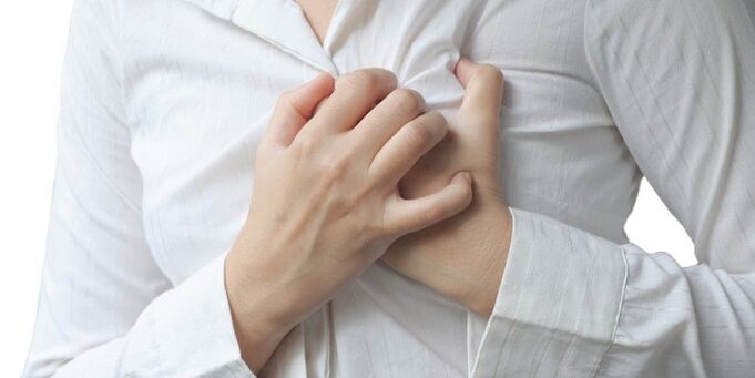 bolovi u prsima sa torakalnom osteohondrozo